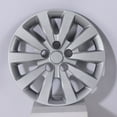 thumbnail image 3 of 1 Piece 16" Hubcap Wheel Rims Cover for 2013-2019 Nissan Sentra And for 2011-2017 Nissan LeafCompatible with Steel Wheels Snap on Installation(16-inch,Lacquer）, 3 of 10