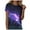 Navy, variant on vigerkar Cute Tops for Women Galaxy Space Print Petite Shirts Casual Short Sleeve Crewneck Graphic Tees Blouses (Navy, S)