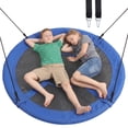 thumbnail image 6 of ZENSTYLE XL 60" Saucer Tree Swing – Heavy-Duty Round Disc Swing Set for Kids & Adults, 660lb Capacity, Outdoor Playground & Backyard Fun, Easy to Install, Blue, 6 of 9