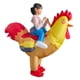thumbnail image 1 of Disfraz inflable de gallo colorido para fiesta de Halloween, divertidos accesorios para el escenario del Día del Niño, 1 of 5