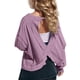 thumbnail image 2 of Cowsor Long-Sleeve T-Shirt – Girl's Backless Yoga Sports Top, Versatile Athletic Apparel for Girls, 2 of 7
