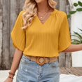 thumbnail image 2 of VBARHMQRT Summer Summer Tops for Women Trendy 2024 Women Casual Printing Shirts Round Neck Short Sleeve Tee Tops Tunic Blouse Business Tops for Women Summer Clothes, 2 of 8