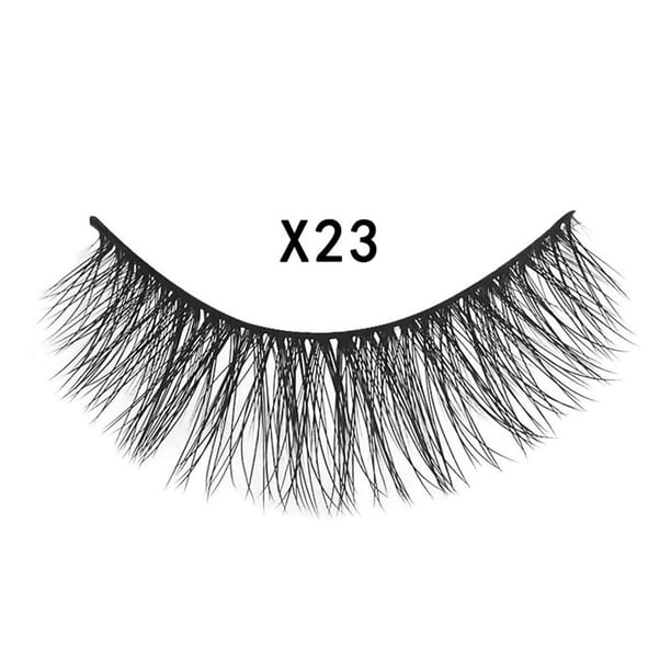 Pestañas postizas en racimos, tiras naturales, adhesivo, reutilizable, volumen natural, 3 pares de pestañas de visón 3d, maquillaje natural, pestañas de tira completa, pestañas (Compre 2 y ahorre 10%)