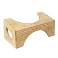 thumbnail image 4 of Taburete para inodoro Squatty Potty The Original Bamboo Flip Brown, 4 of 5
