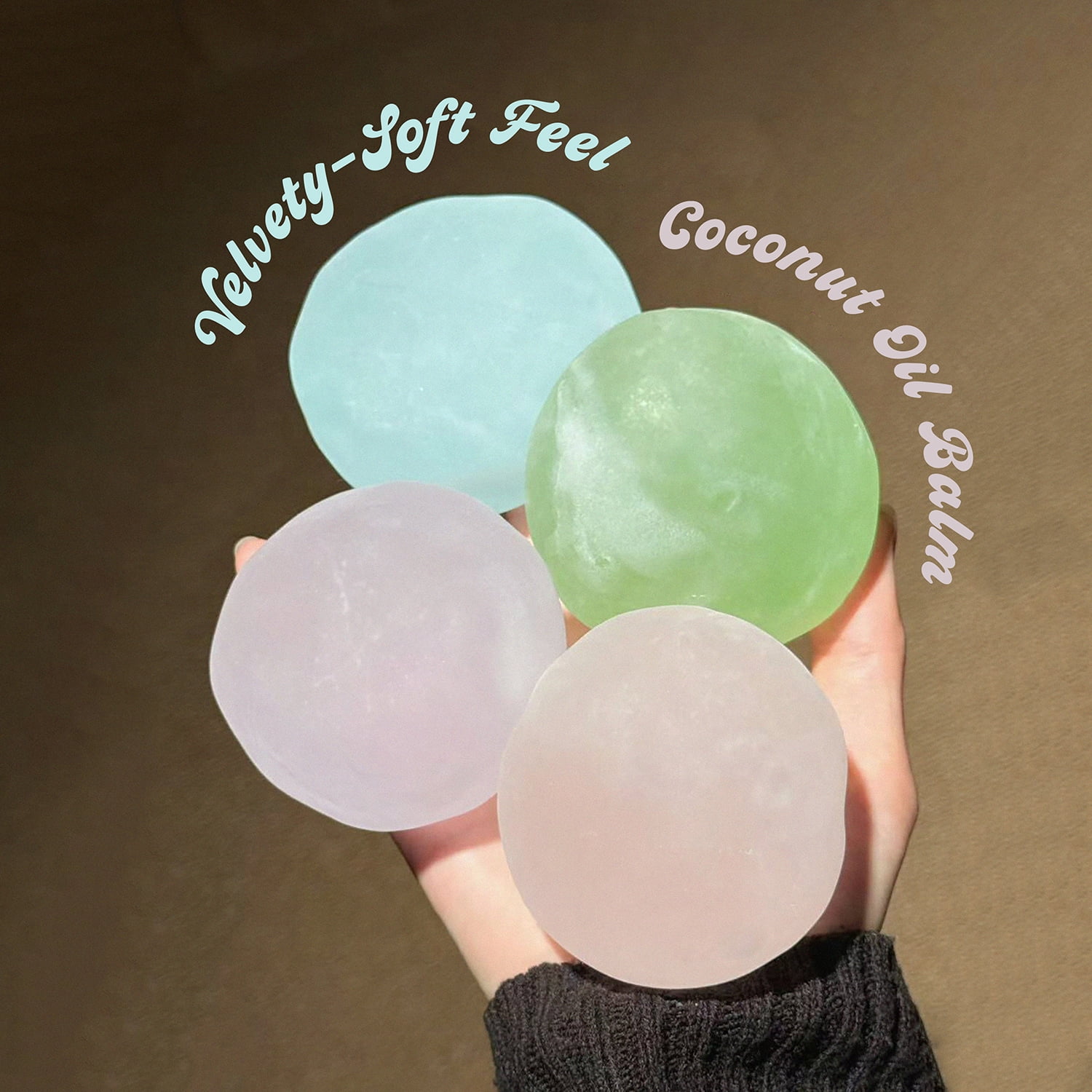 Multi-Color 6cm Snow Skin Mochi Coconut Oil Stress Ball - Velvety-Soft Squeeze Ball Squishy for ASMR Sensory Relief, Fidget tool Gadget for Adults Gifts