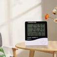 thumbnail image 1 of Électronique Numérique, Compteur de Température et d'Humidité avec Réveil pour Intérieur Extérieur, 1 of 8