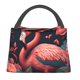 thumbnail image 1 of Fotbe Colorful Floral Flamingo Bolsa Térmica Portátil con Estampado, Bolsa de Entrega de Alimentos Aislada, Bolsa Reutilizable de Gran Capacidad para Comidas y Supermercado, 1 of 6