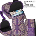 thumbnail image 3 of Retro Floral Crossbody Daypack Lightweight Sling Backpack for Students and Travelers, 3 of 6