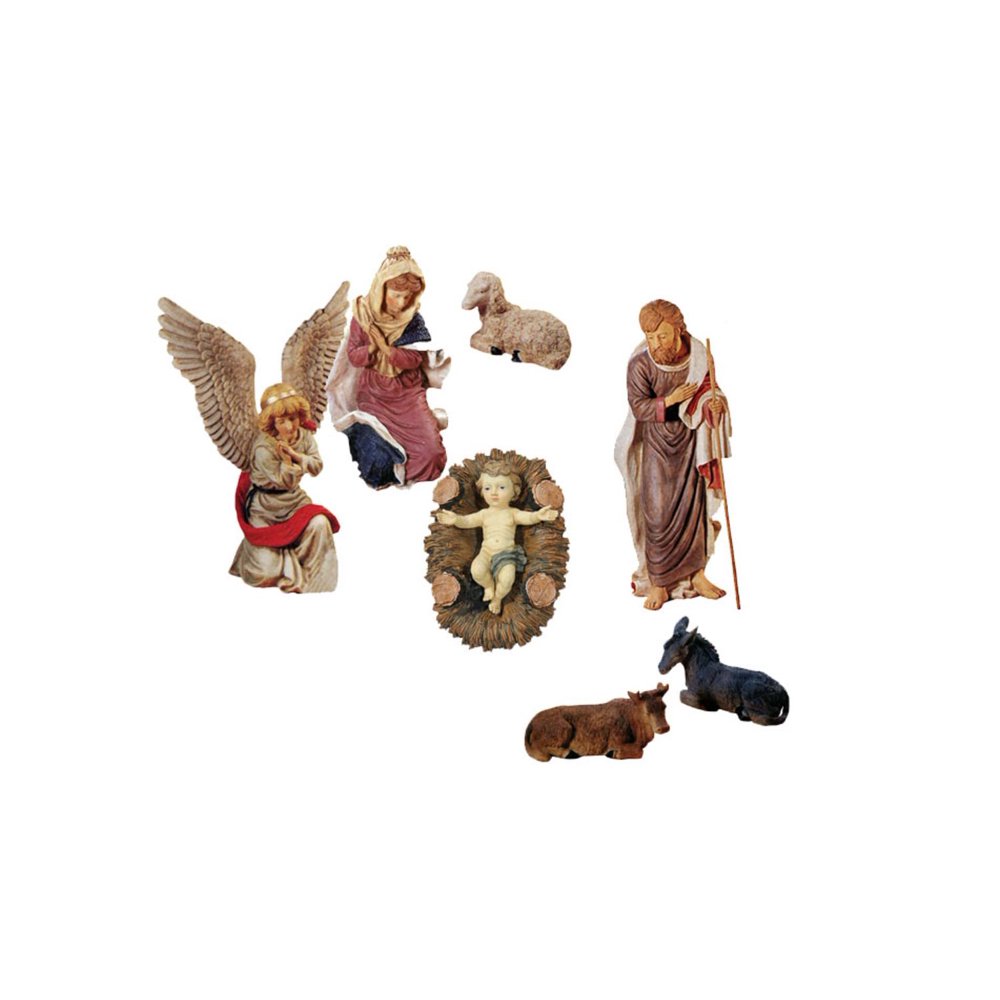 50" Large 7Piece Outdoor Religious Nativity Christmas Yard Art Statue