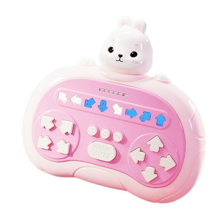 

Joyfeel Educational Quick Push Game Console Puzzle Growth Fidget Toys Handheld Game Machine for Kids Teens Fun Learning Toy with Dynamic Light Effects