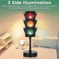 thumbnail image 4 of Traffic Light Lamp with Base for Room Decoration, Stop Light Lamp with Color Changing and Blinking Modes, 4 of 5