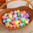 thumbnail image 4 of Sunjoy Tech 18Pcs Easter Foam Eggs DIY Colored Eggs Easter Basket Fillers Spotted Eggs for Easter Egg Hunt Wreaths Decor, 4 of 6