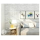thumbnail image 3 of Papel Tapiz Ladrillos Blancos HappyWare Autoadherible 45cm X 10m, 3 of 6