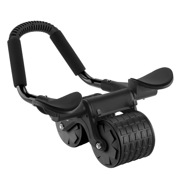 Rueda abdominal Uota, soporte para codos, rebote automático, color negro