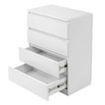 thumbnail image 4 of SYTHERS 4 Drawer Bedroom Dresser, Elegant White Wood Dresser for Bedroom, Living Room, and More, 4 of 9