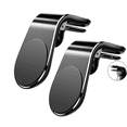 thumbnail image 1 of Soporte magnético para teléfono de coche (paquete de 2), universal, con ventilación, compatible con iPhone XR/XS Max, Samsung, Huawei y GPS., 1 of 5