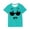 A-Mint Green, variant on Toddler Kids Boys Girls Casual Summer Short Sleeve Tops Cute Funny Face Print Cotton T Shirt Crew Neck Breathable Shirts for 3-10T