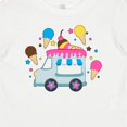 thumbnail image 4 of Inktastic Ice Cream Truck with Ice Cream Cones Boys or Girls Baby T-Shirt, 4 of 5
