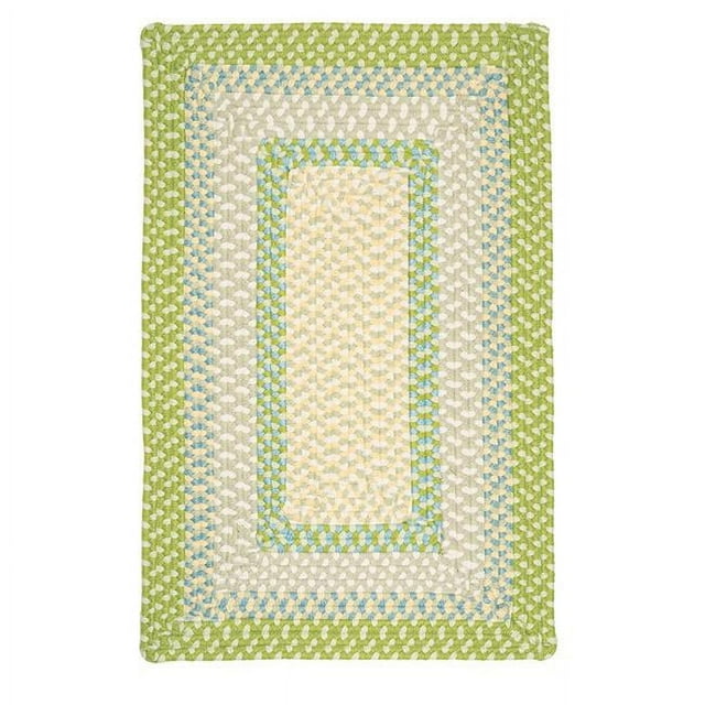 Colonial Mills MG69R024X132R 2 x 11 Pi. Montégo Rectangle Tressé-Texture Tapis&44; Twist Lime