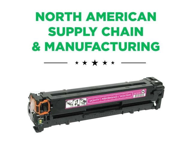 Remanufactured Clover Imaging Magenta Toner Cartridge for CB543A ( 125A)