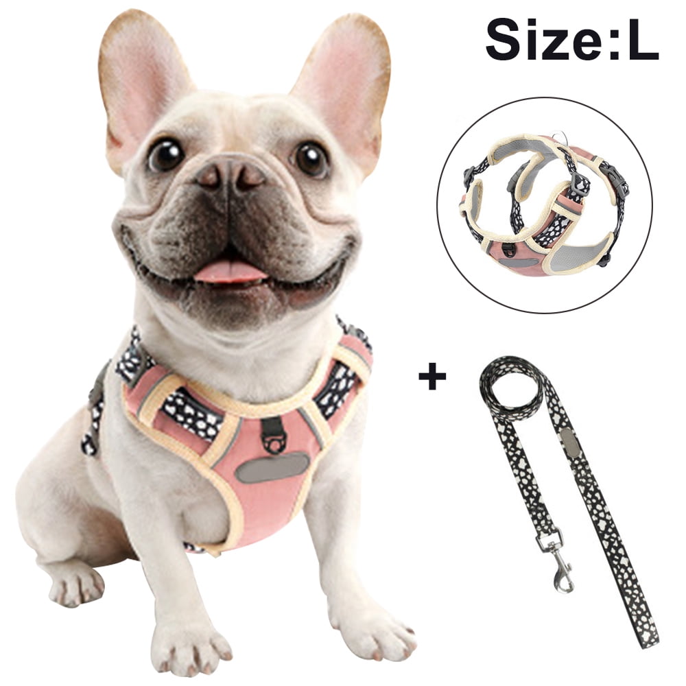 PINK     "FRENCH BULLDOG  " medium breed dog puppy collar or & set 