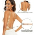 thumbnail image 3 of Low Back Bras For Women - Seamless Wire Free Bralette Backless Bras, 3 of 5