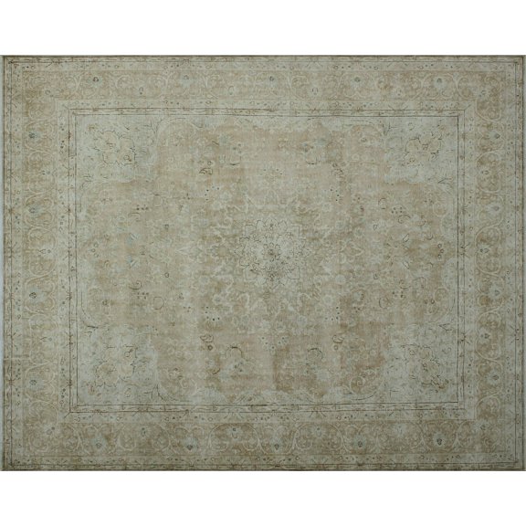 Fine VTG Uriah Lt. Brown/Beige Rug, 9'9" x 12'4"