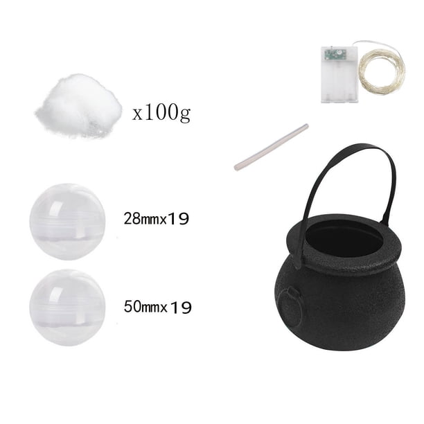 Witch Jar Pot Set Luminous Witch Jar Halloween Decoration Ornament Party Ornament Halloween Decoration Indoor Pot Set