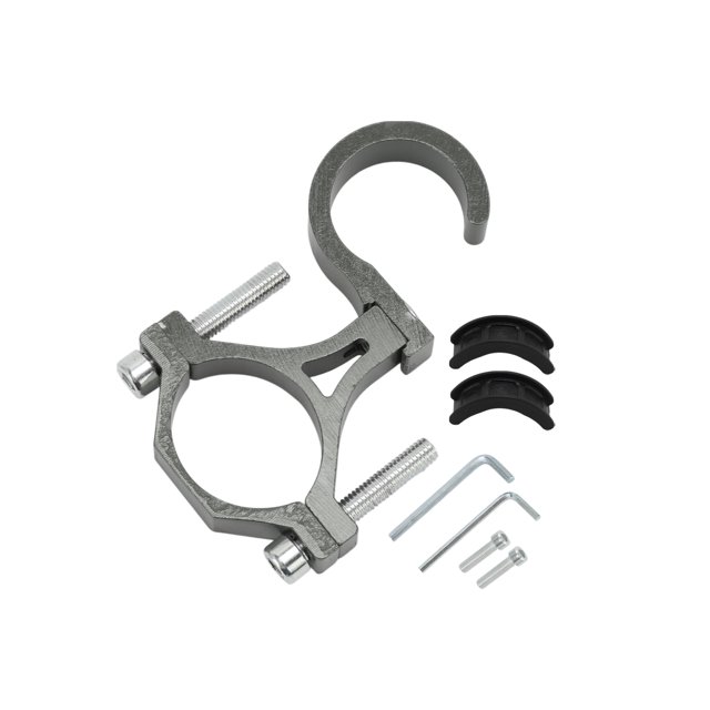 Gancho colgante para motocicleta Arco Soporte para casco de motocicleta Equipaje Bolsa para scooters bicicletas Aleación de aluminio tono titanio 1 juego