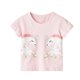 thumbnail image 1 of Camisetas de algodón para niñas de 2 a 8 años, camisetas bonitas con estampado de unicornio para niños, camisetas de manga corta de verano para niñas, camisetas infantiles C ShuxiuWang 8390614766174, 1 of 1