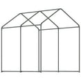thumbnail image 2 of Outdoor Storage Shed Outsunny 8' x 6' x 7.5' Walk-In Greenhouse, Outdoor Gardening Canopy with 6 Roll-up Windows, 2 Zippered Doors & Weather Cover, White,Garden Storage Shed, 2 of 8