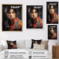 thumbnail image 4 of Designart "Jackson In Pop Art Portrait" Pop Art Canvas Art Print, 4 of 7