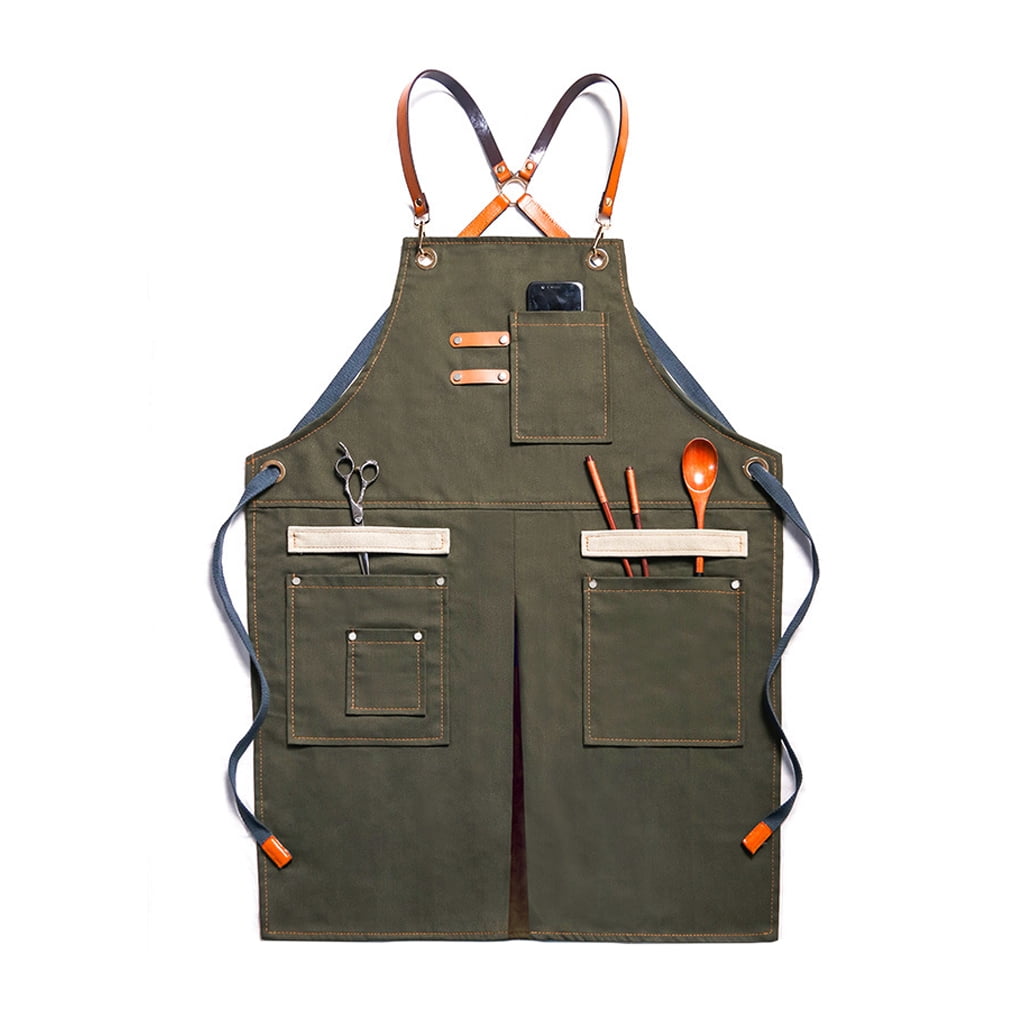 DTOWER Work Apron Woodworking Carpenter Craftsman DIY Canvas