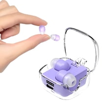 Mini Invisible Small Bluetooth Earbuds Sleeping for Small Ears Sleep Ear Buds Invisible Headphones Low Profile Tiny Hidden Discreet Smallest Earbuds for Work