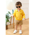 thumbnail image 4 of Younger Tree Toddler Baby Sweatshirt Girl Boy Winter Long Sleeve Pullover Blouse Shirt Clothes for 6-12 Months, 4 of 8