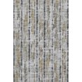 thumbnail image 2 of Addison Rugs Mayfield Washable Transitional Broken Bars Silver Rectangle Rug, 9' x 12', 2 of 6