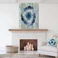 thumbnail image 4 of Design Art - Fleur Arrondie Bleue et Violette, 4 of 5