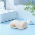 thumbnail image 4 of Home Water Absorbing Fleece Towel - Embroidered, Soft, Lint-Free, Quick Drying for Bathroom and Kitchen Use,White, 4 of 5