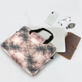 thumbnail image 5 of 16" Laptop Briefcase for Work Travel Laptop Shoulder Bag Carrying Handbag Laptop Case Soft Pink Tie-dye Pattern, 5 of 8