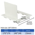 thumbnail image 4 of White ABS Inspection Port Inspection Ceiling Decorative Door Inspection Port, 4 of 9