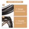 thumbnail image 4 of 120FT for Patio Chair Repair Flat Wicker Furniture Repair Replacement Wicker Repair Kit Brown Coffee Gradient Flat Synthetic Rattan Repair Material, 4 of 5