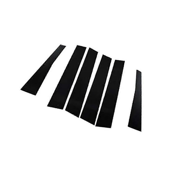 Pour Jeep Cherokee 2014-2022 Ensemble de 6 Poteaux de Pilier Noirs Garniture de Porte Couverture de Piano jy