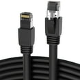 thumbnail image 1 of Cat8 Ethernet Cable, 10ft, High Speed 25/40Gbps 2000Mhz Gigabit Ethernet LAN Cable, 24AWG S/FTP Patch Cable with RJ45, 1 of 5