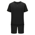thumbnail image 5 of Bpmpbo Men's Polo Shirt and Shorts Set Summer Outfits Beach Terry Casual Short Sleeve 2 Piece Short Set for Men，Fashion Men's Short Sleeved Round Neck Sports And Leisure Shorts Set, 5 of 6