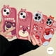 thumbnail image 2 of Estuche De Lente Con Lazo 3D Little Monster Para Redmi A1 10 10C 10A A1 + 9 9T 9C 9A Note 10s 9 8 11s 11 Pro + 10 Mi 11 Lite POCO M3 X3 NFC Dibujos Animados Lotso Oso Fresa, 2 of 4