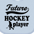thumbnail image 4 of Inktastic Future Hockey Player Baby Boy Boys Baby Bib, 4 of 4