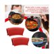 thumbnail image 4 of Soporte de silicona para mango de sartén caliente, funda para mango de sartén caliente, funda para soporte de olla,antideslizante, resistente al calor para ollas tradicionales, 4 of 7