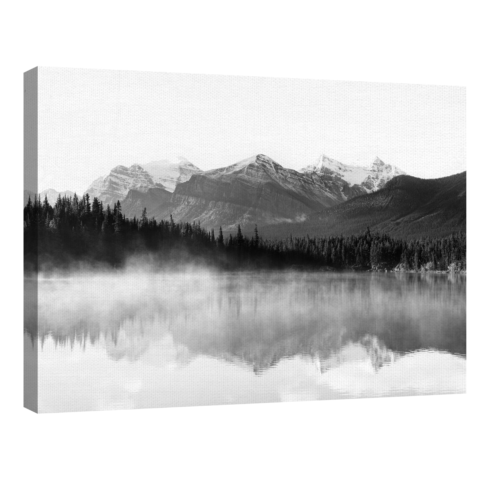 Whispers of Winter by Irene Suchocki Mountain Landscape Canvas Art
