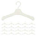 thumbnail image 1 of Miangastore Mini Clothes Rack White Plastic For Birthday Gift 100Pcs 2.2x1.2x0.04In, 1 of 9
