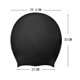 thumbnail image 4 of Gorras Silicona Natación Elástica Swim Hat Adultos Unisex Diving Head Hood Negro Sywqhk Para Estrenar, 4 of 4